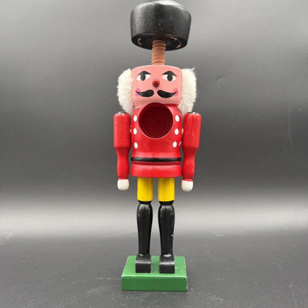 Nutcracker‎ Soldier Wooden Sears and Roebuck Red/Yellow/Black 10